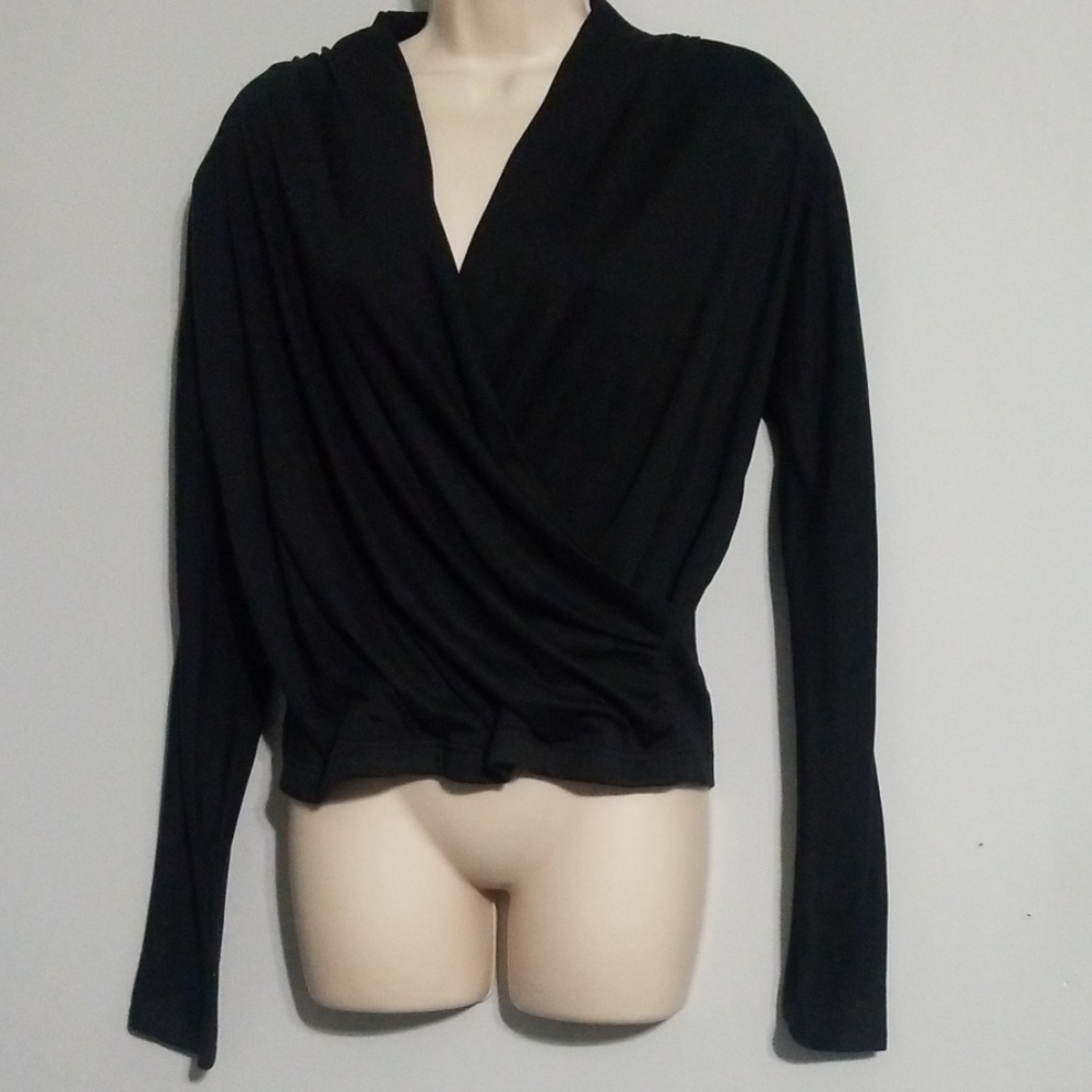 Compagnie Internationale Express women's vintage black blouse